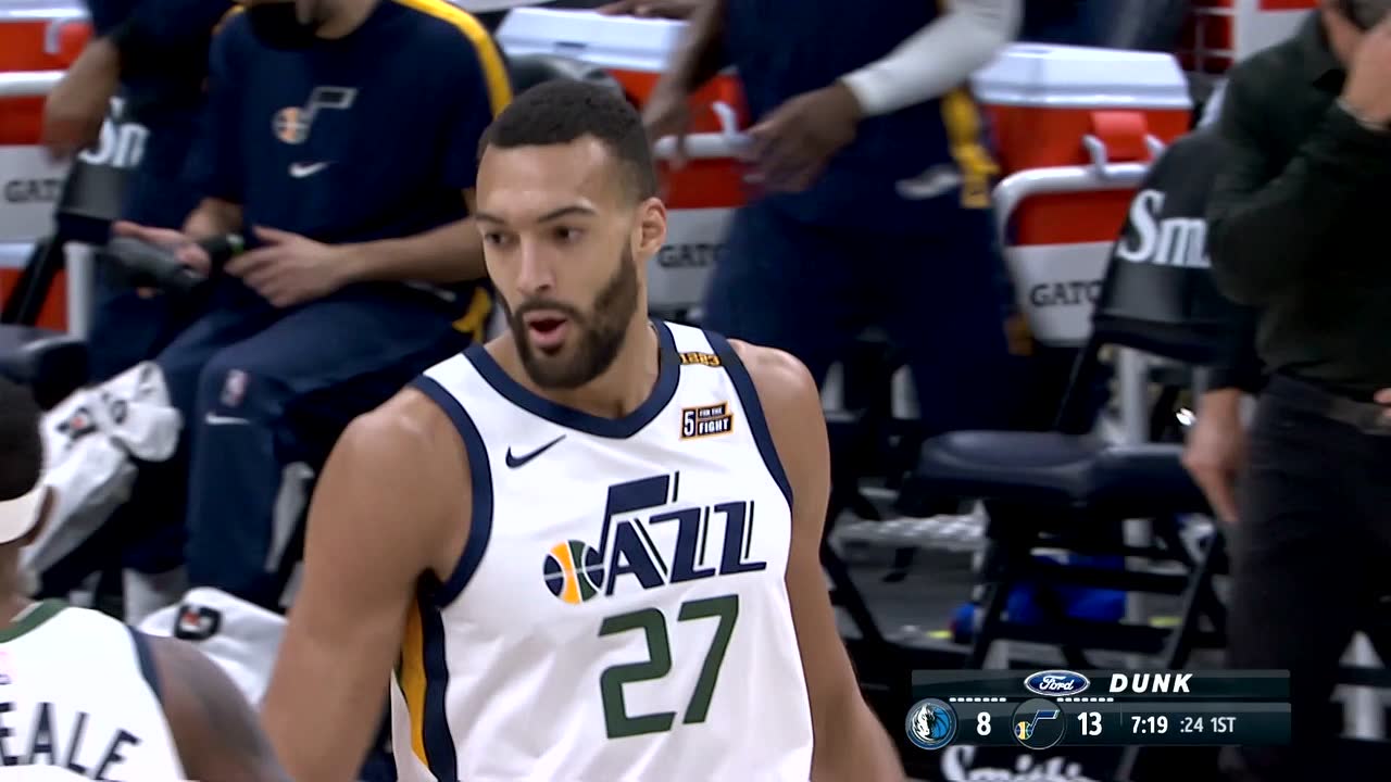 黑白直播nba在线观看-快船逆转独行侠，戈贝尔惊艳四座